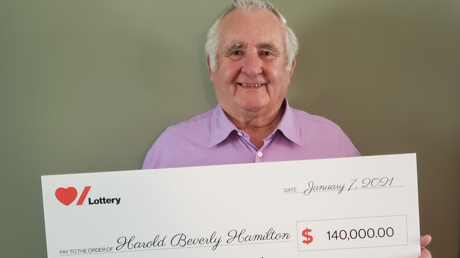 Winner story Harold Hamilton | Heart and Stroke Lottery